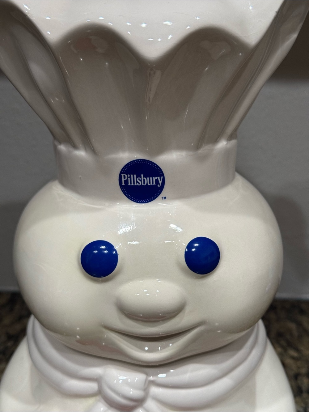 Pillsbury Doughboy "Add a Little Love" ceramic cookie jar - Picture 2 of 10